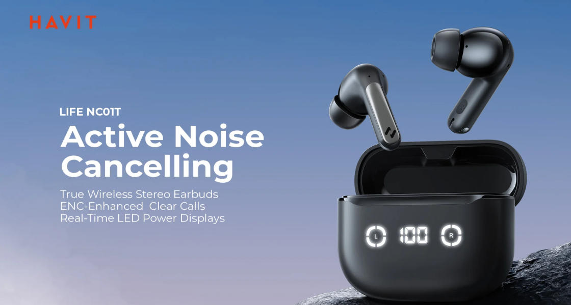Audifonos Inalambricos Con Anc+enc Negro