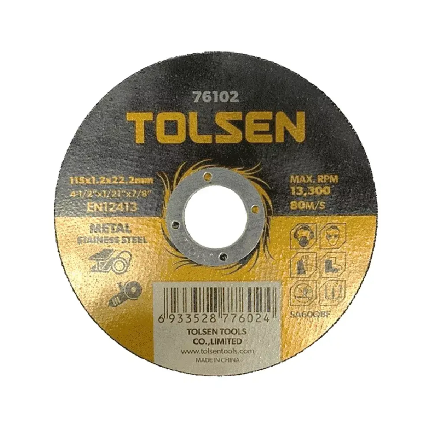 Disco De Corte 4-1/2" - Metal / Inox