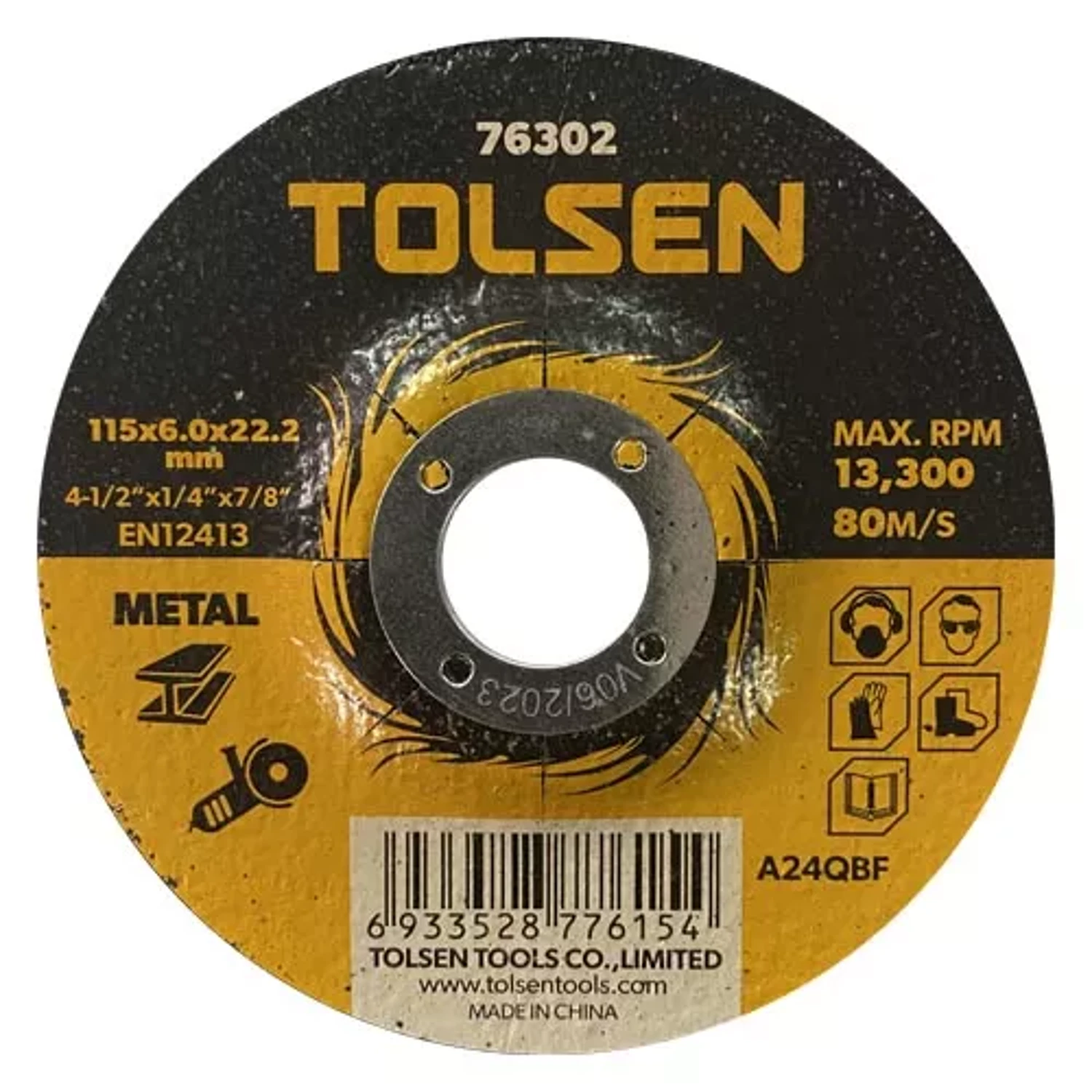 Disco De Desbaste 4-1/2" - Metal / Inox
