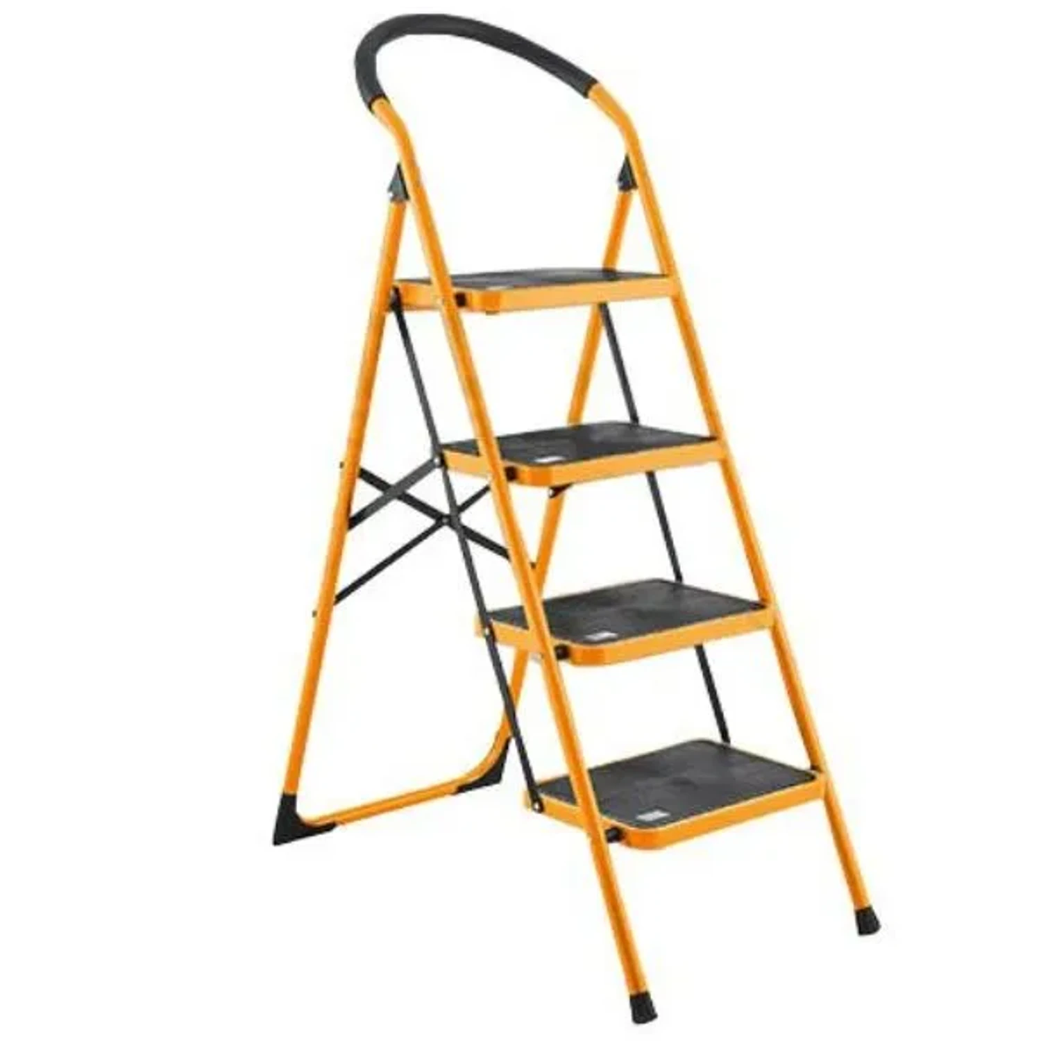 Escalera De Acero 4 Peldaños Cap 150kgs