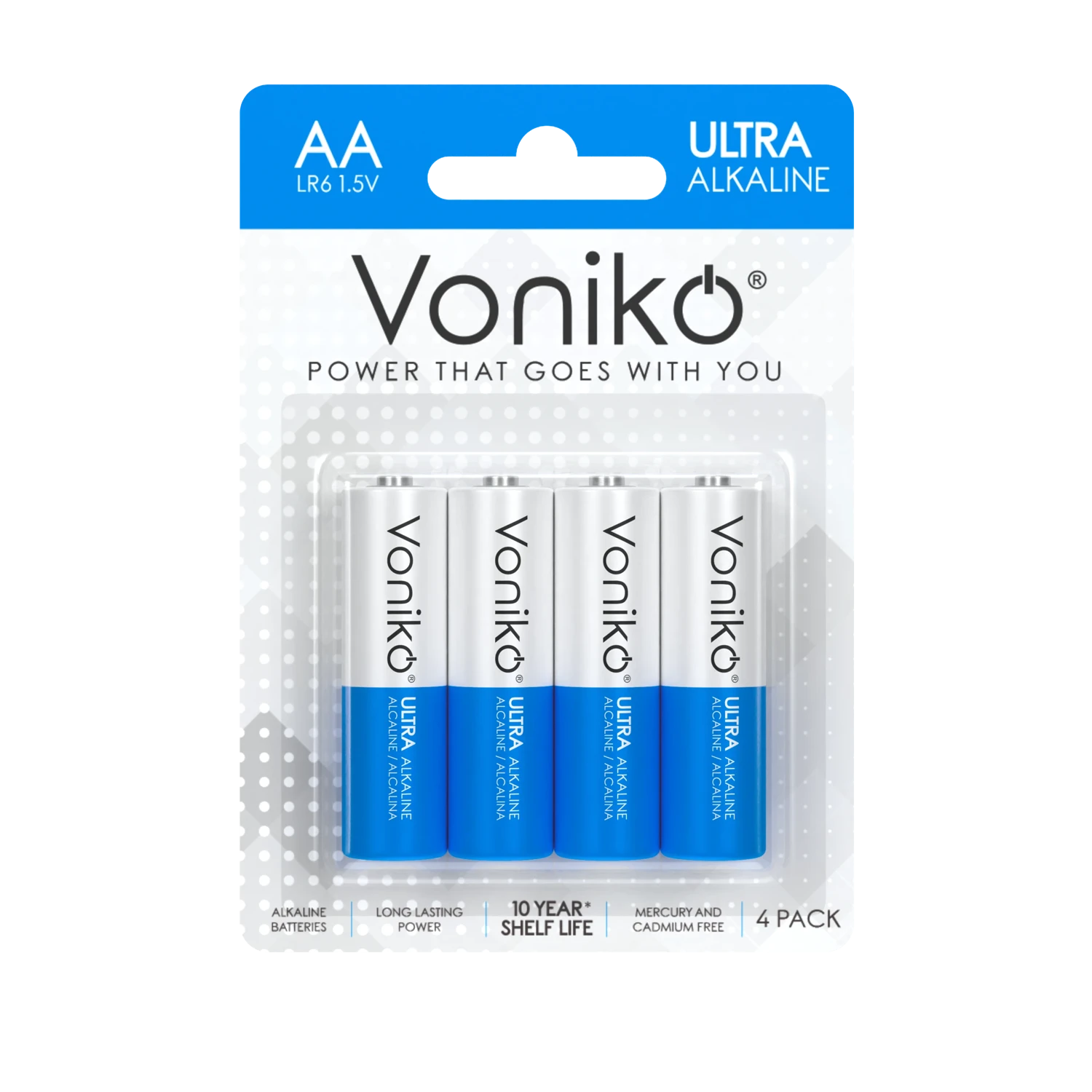 Baterias Alcalinas Lr6 Aa 4u/pk