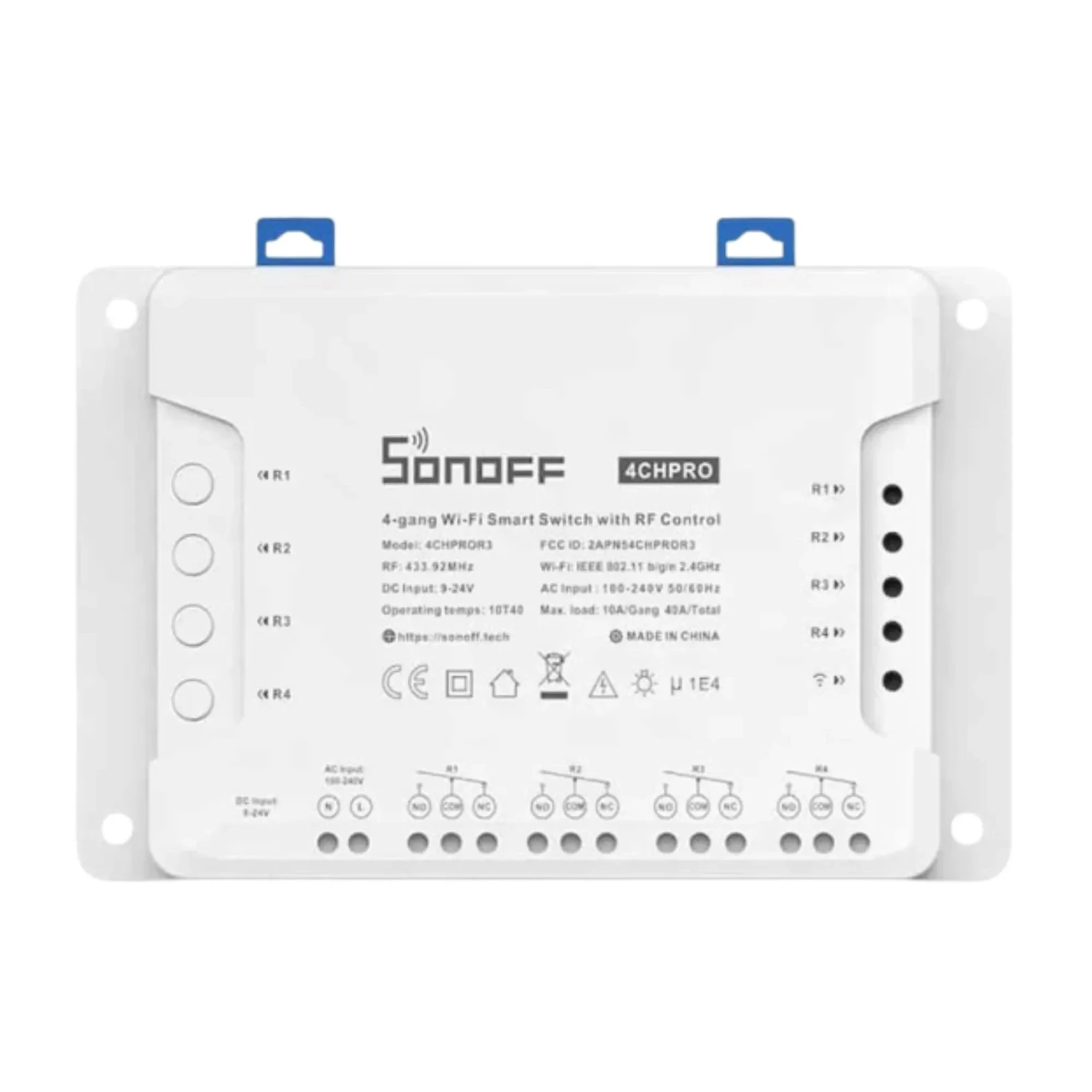Interruptor Wifi De 4 Canales Pro