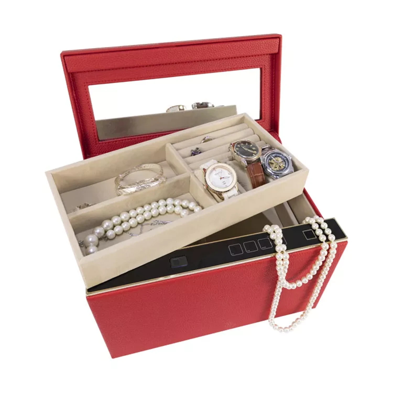 Caja Fuerte Grande Para Joyas C/ Huella