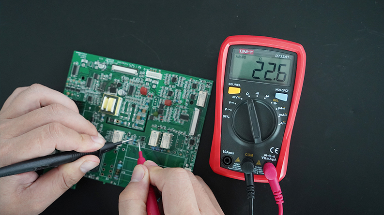Multimetro Digital Con Pantalla Lcd