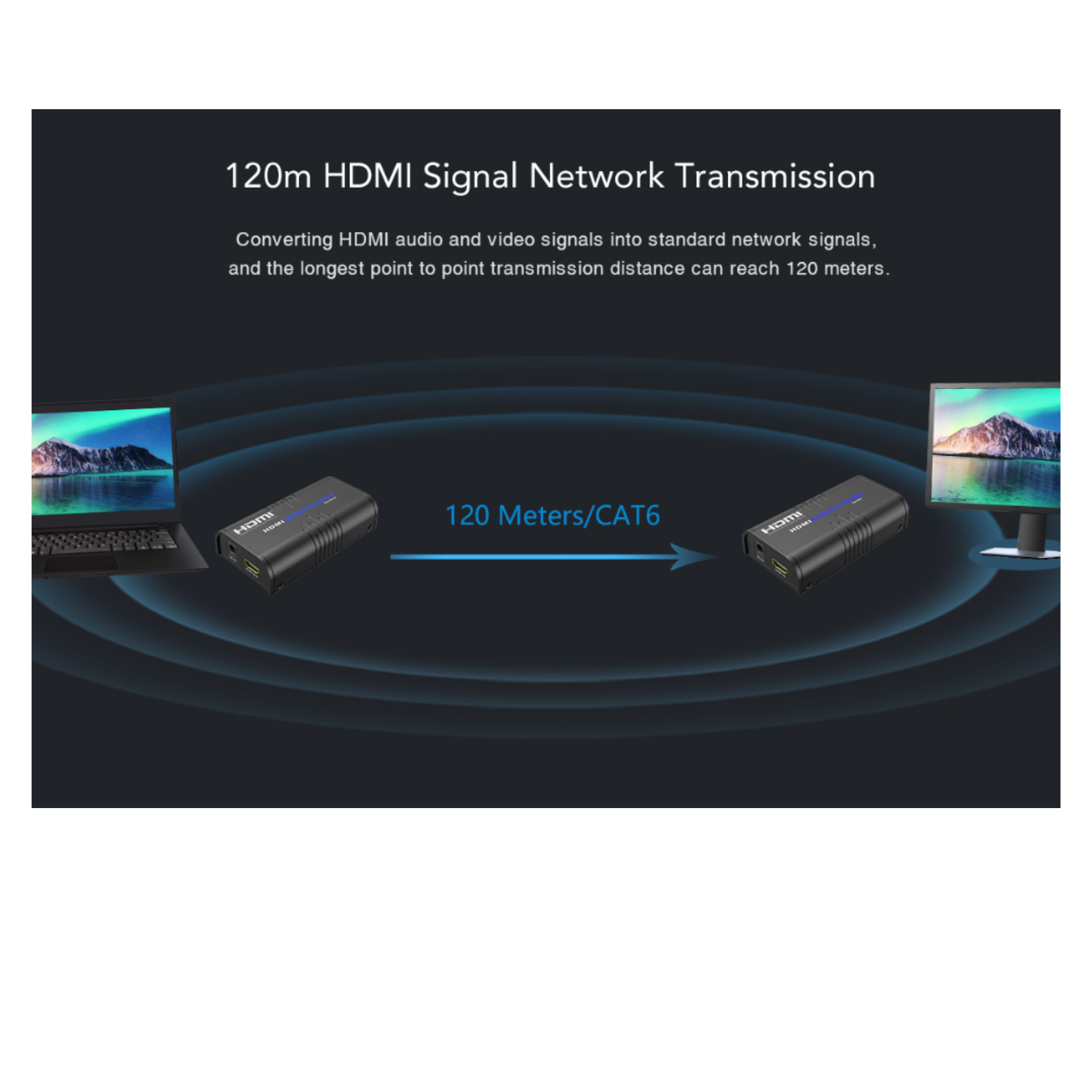 Extensor Hdmi 120m