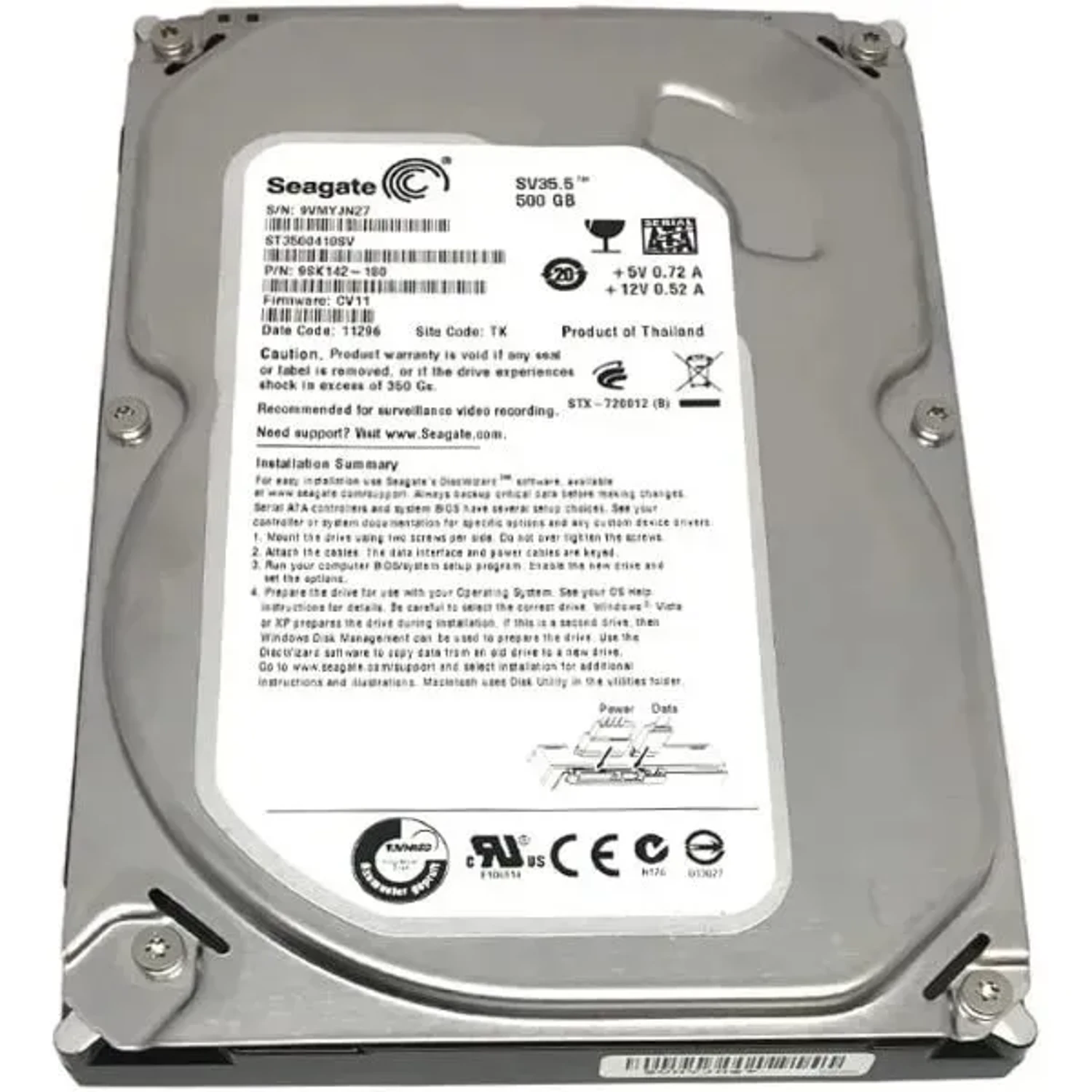 Disco Duro Pull 500gb 7200rpm