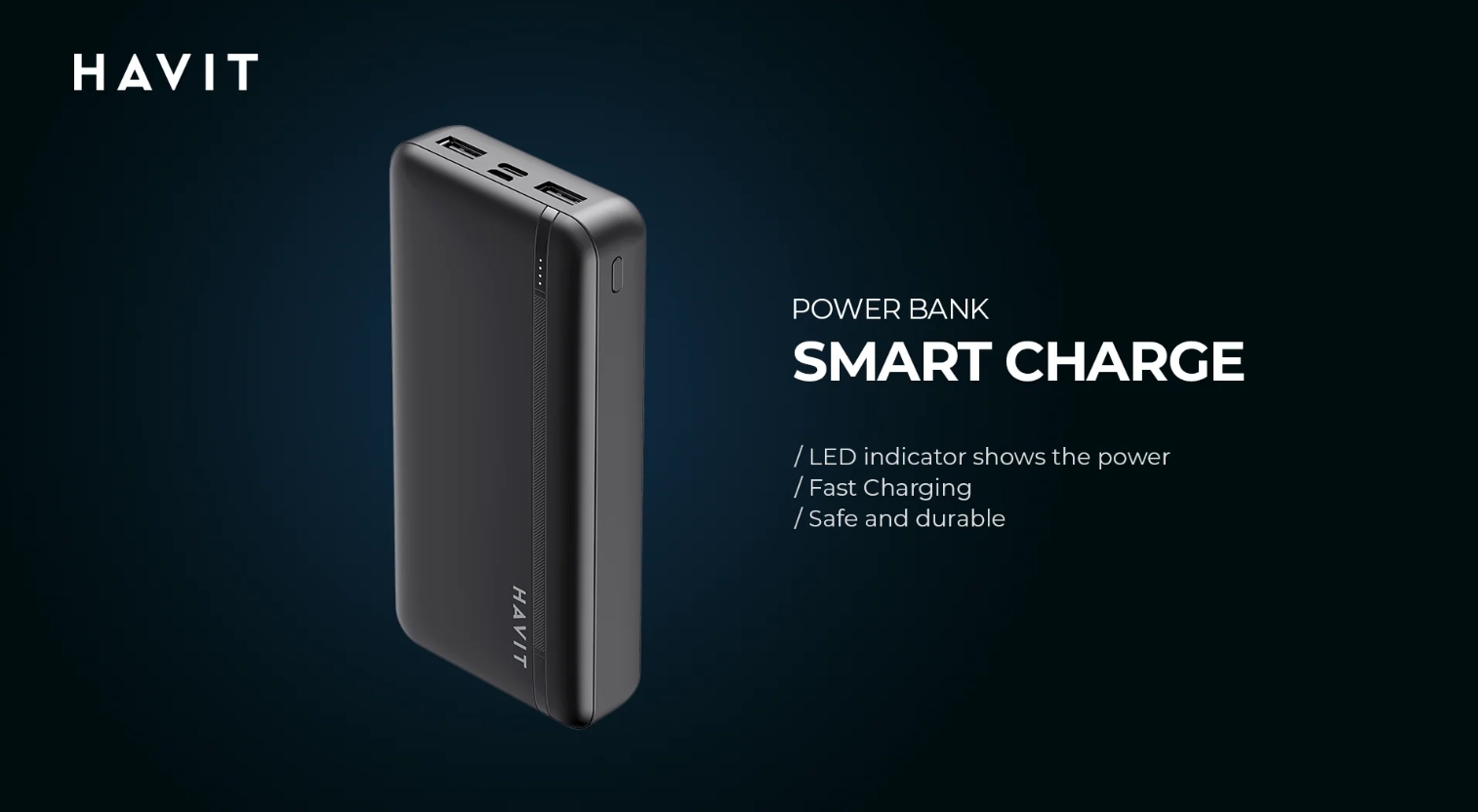 Cargador Portatil 10.000mah Negro