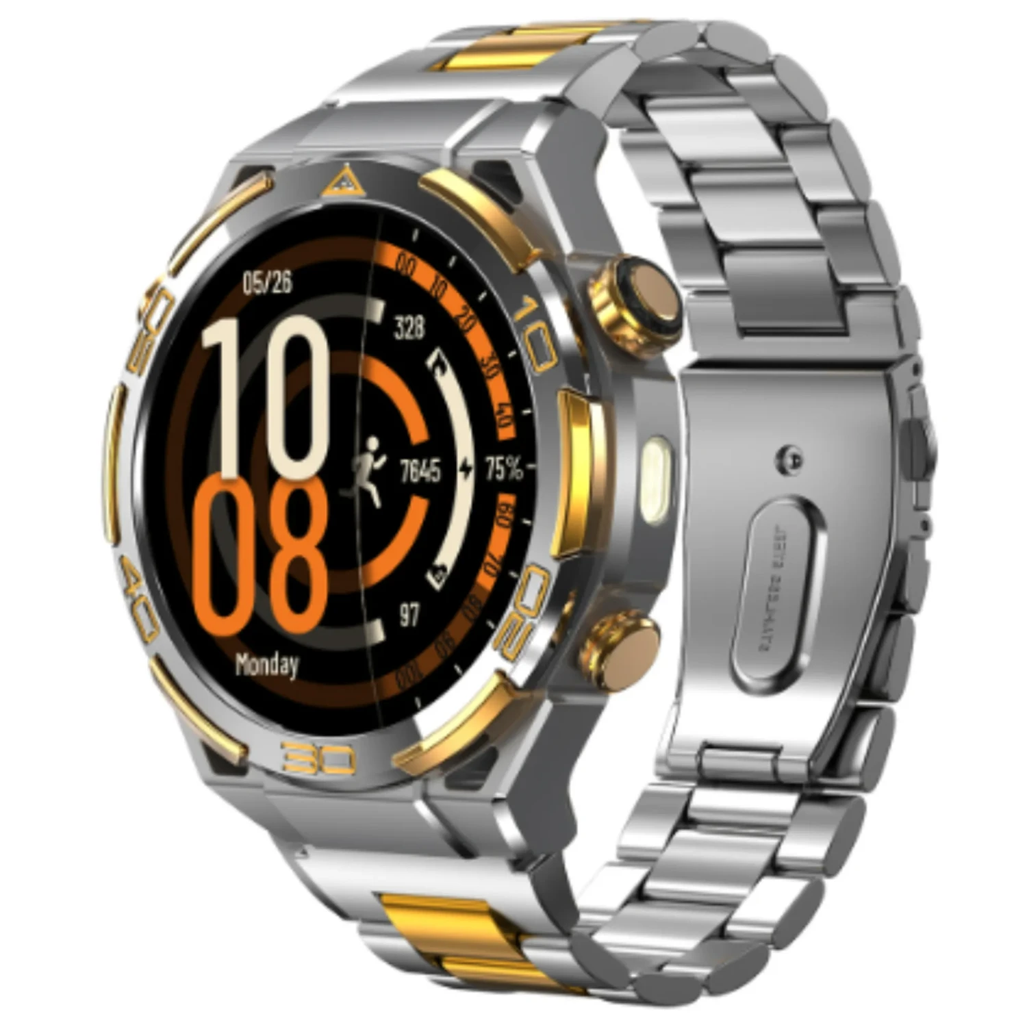 Smartwatch Elegante Metalico Plateado
