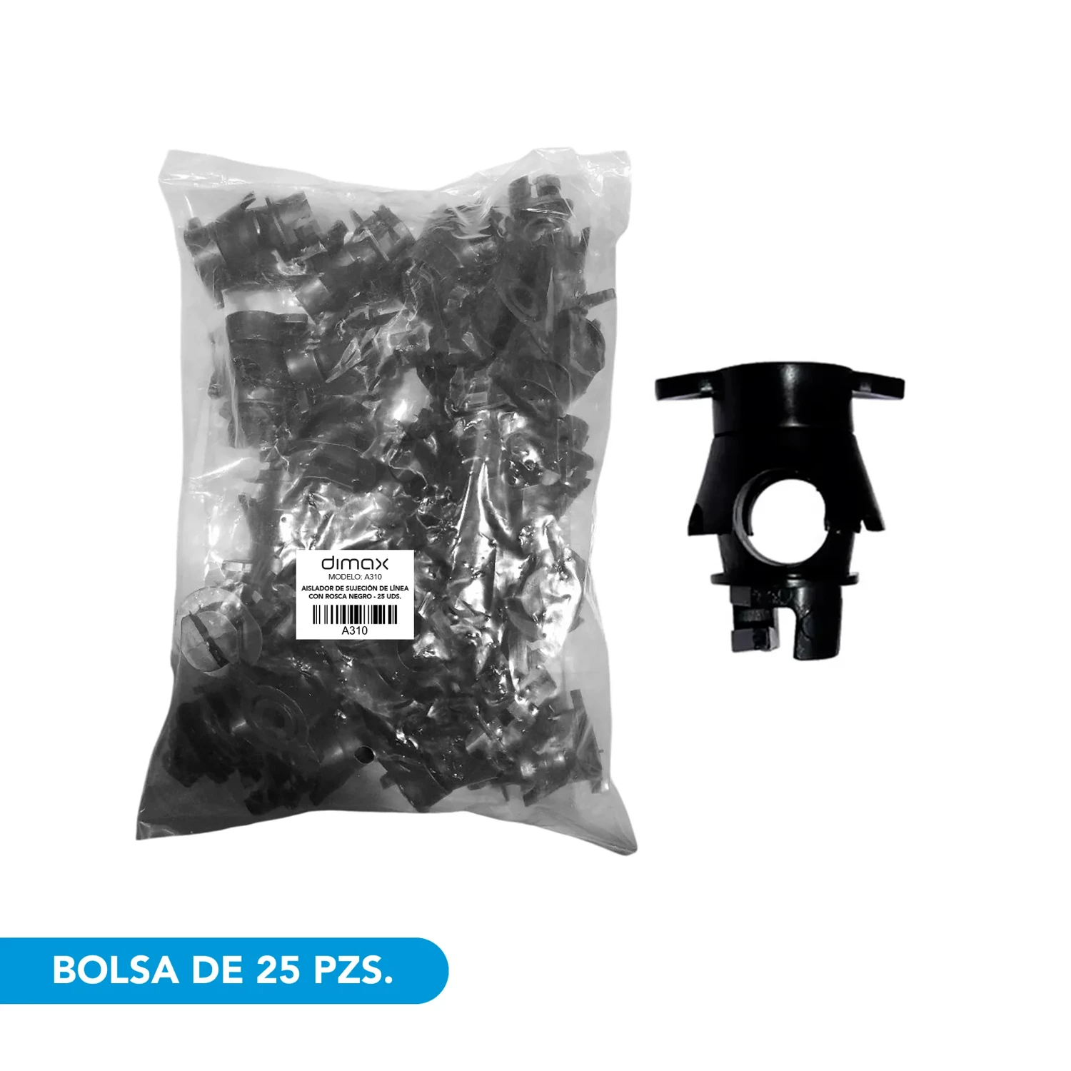 Aislador De Sujeción De Línea Con Rosca