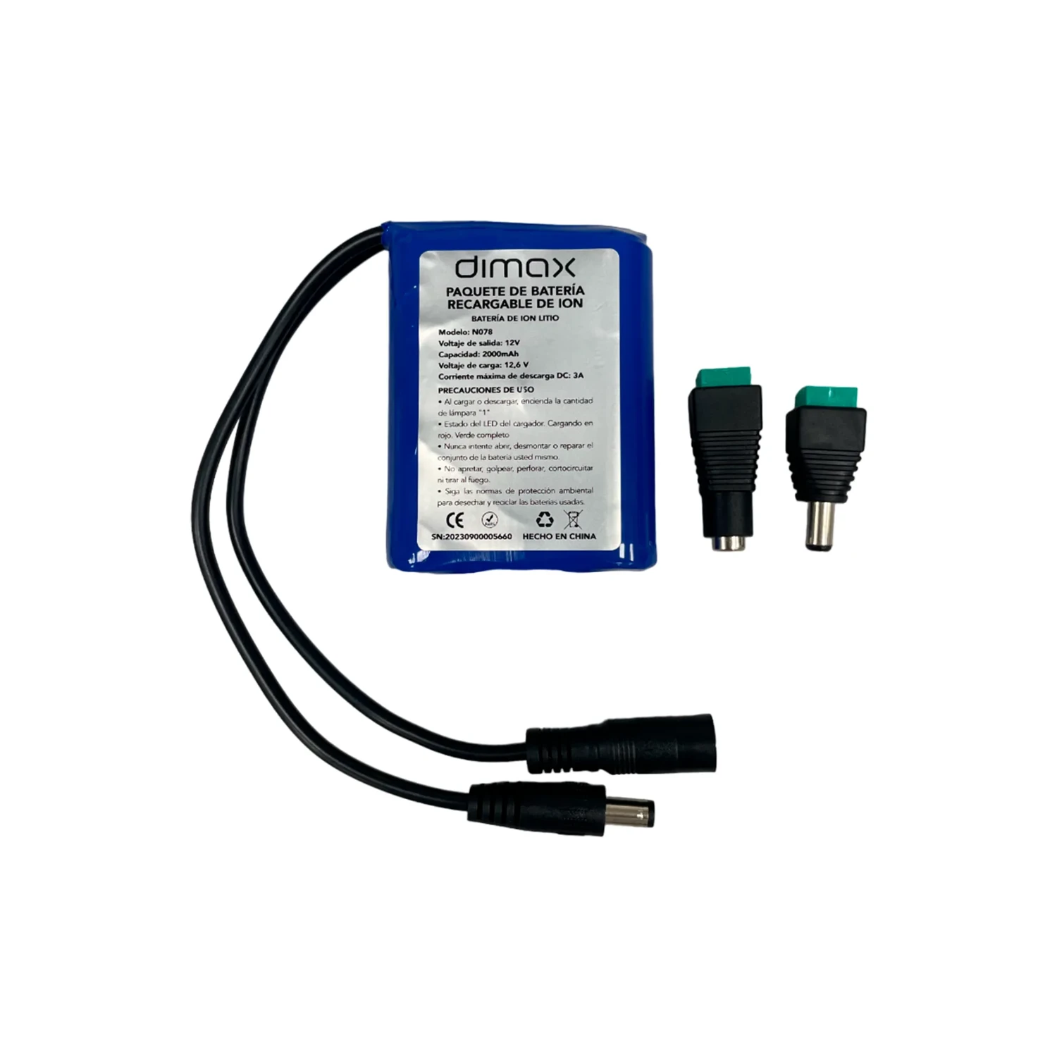 Bateria De Litio Con Conector