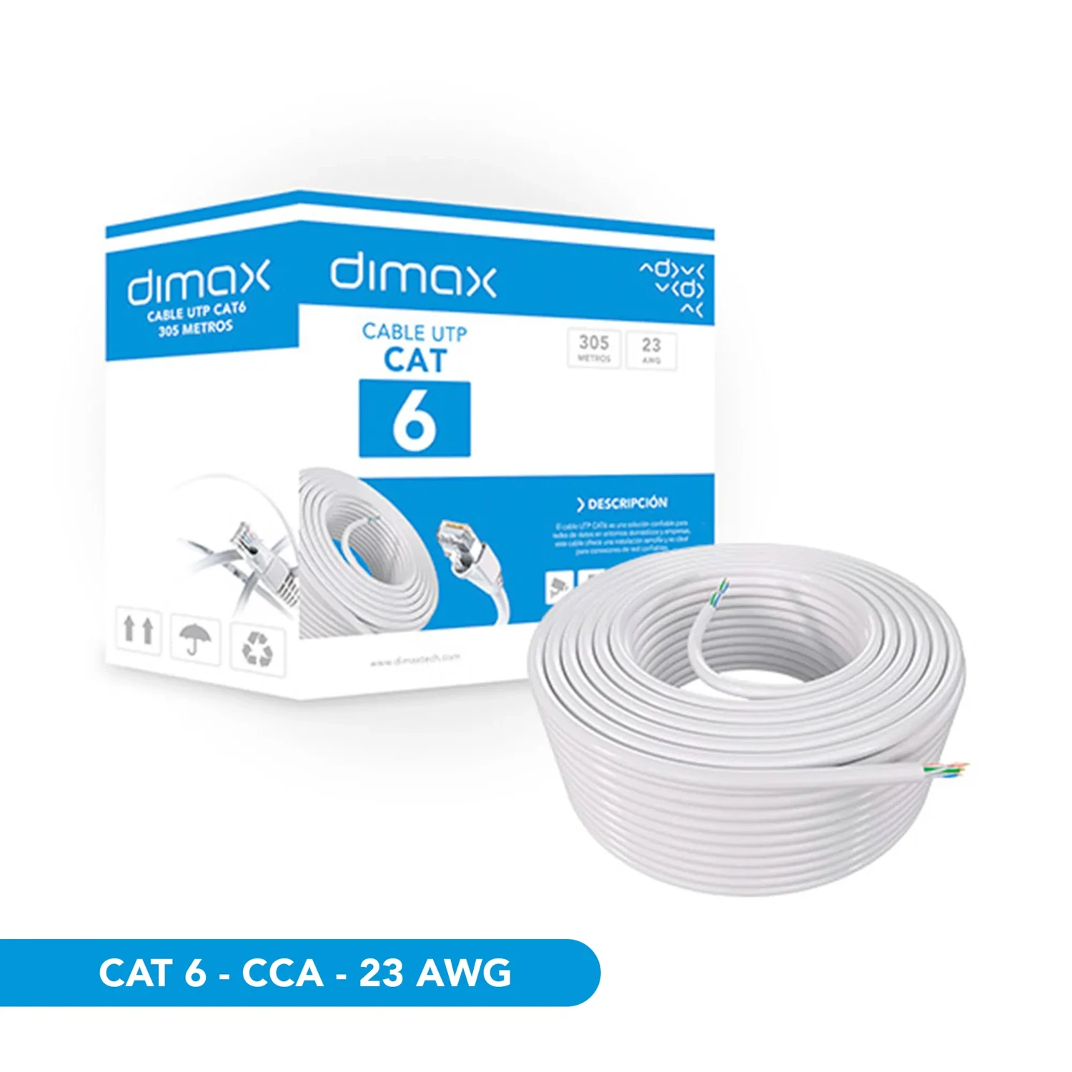 Cable Utp Cat6 Cca Int