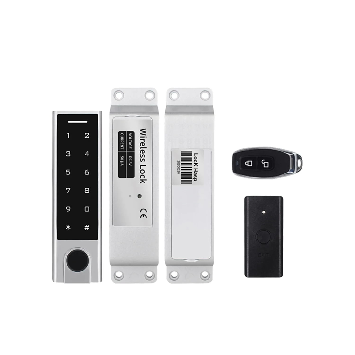 Kit Inalambrico Control Acceso Huella
