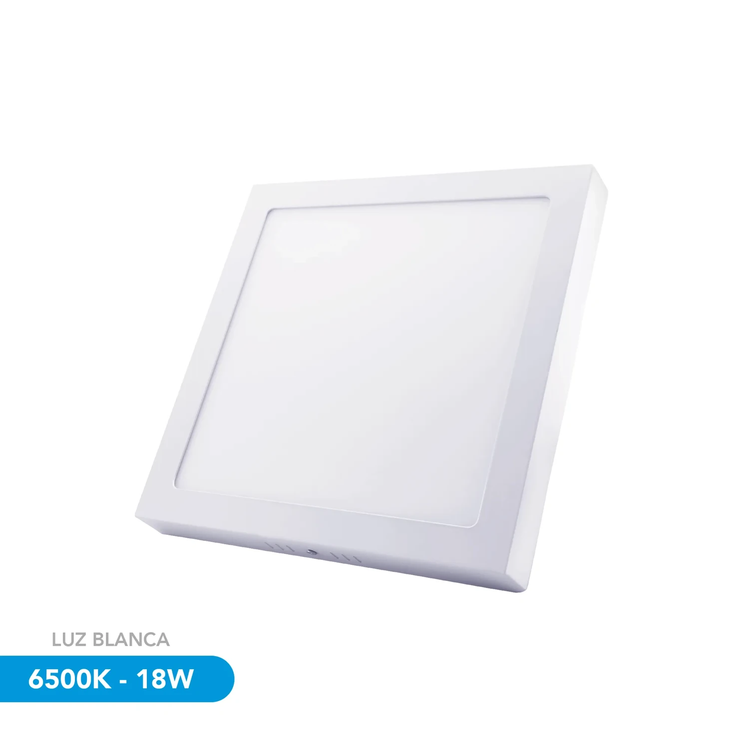 Luz Led Cuadrada De Sobreponer 6500k 18w