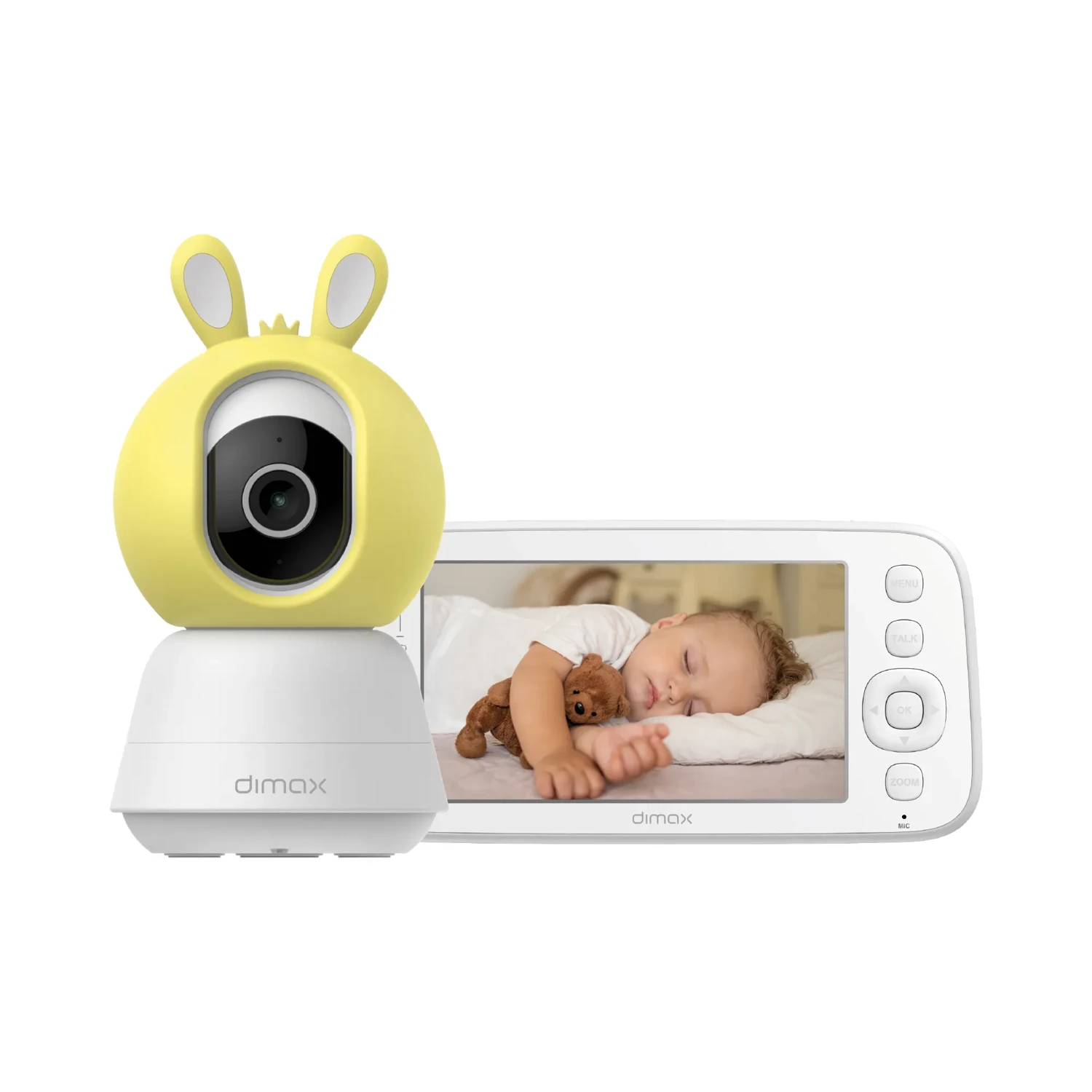 Monitor De Bebé Con Cámara 4mp 360º