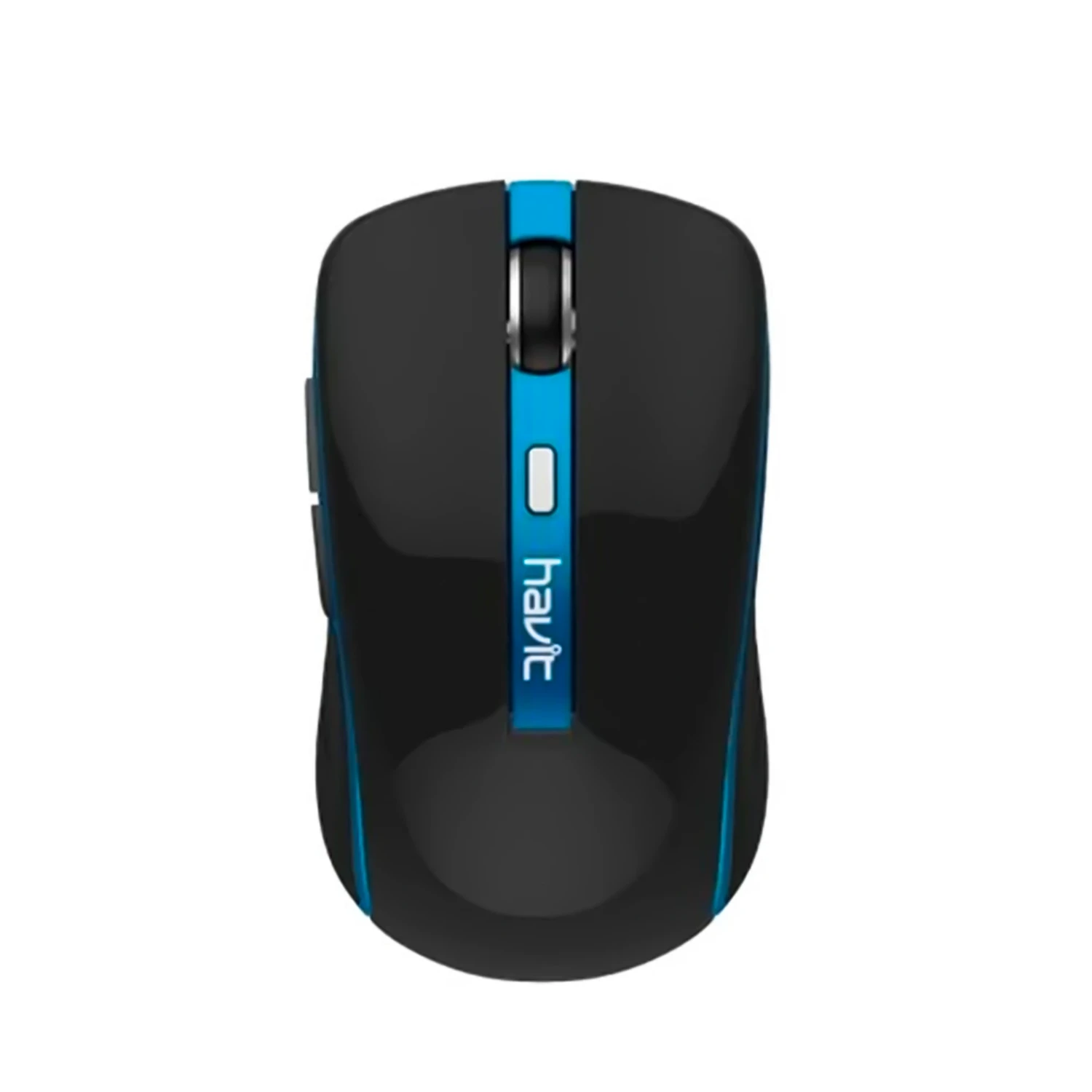 Mouse Inalambrico Negro+azul