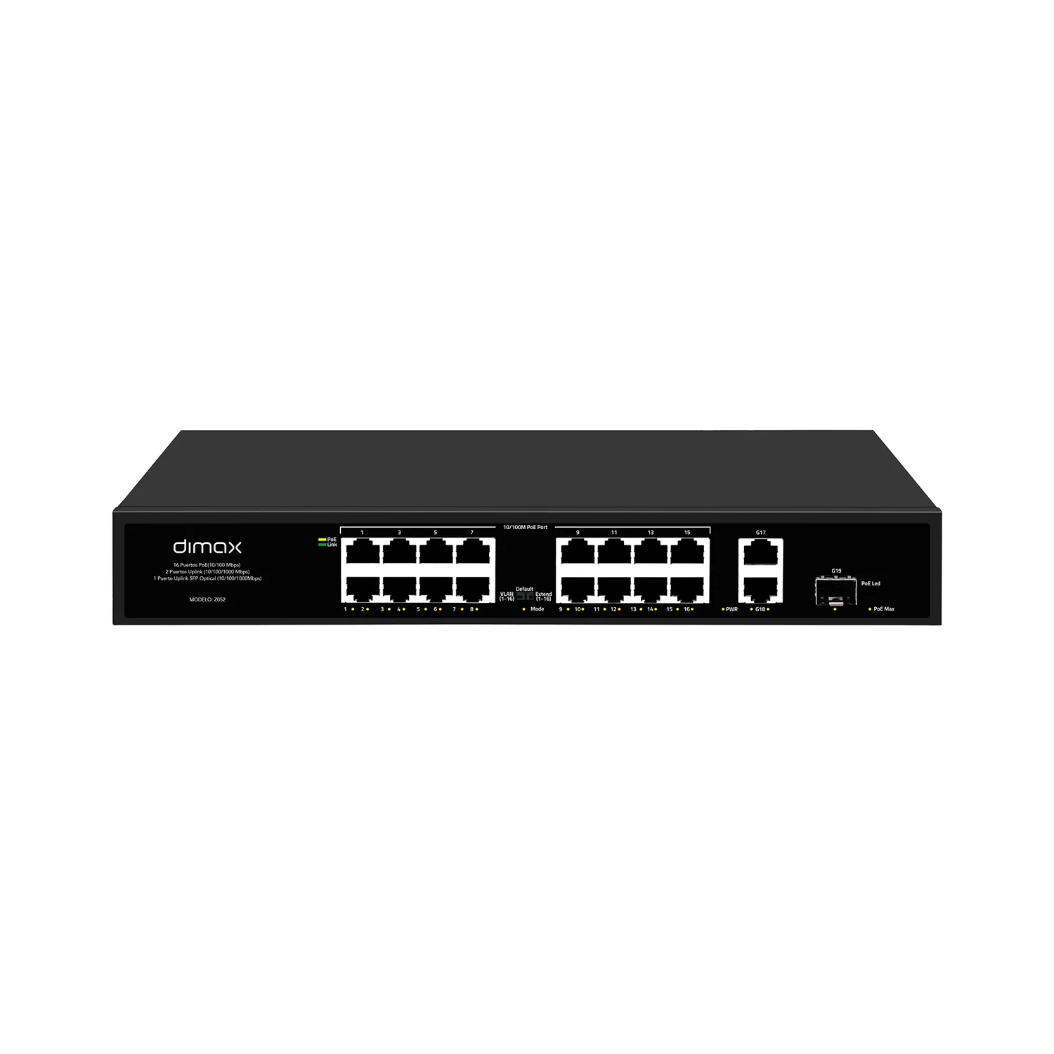 Switch Poe De 16 Puertos