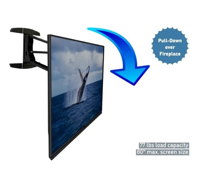 Soporte De Pared Manhattan Para Tv, Extraíble De Movimiento Completo, Hasta 70"