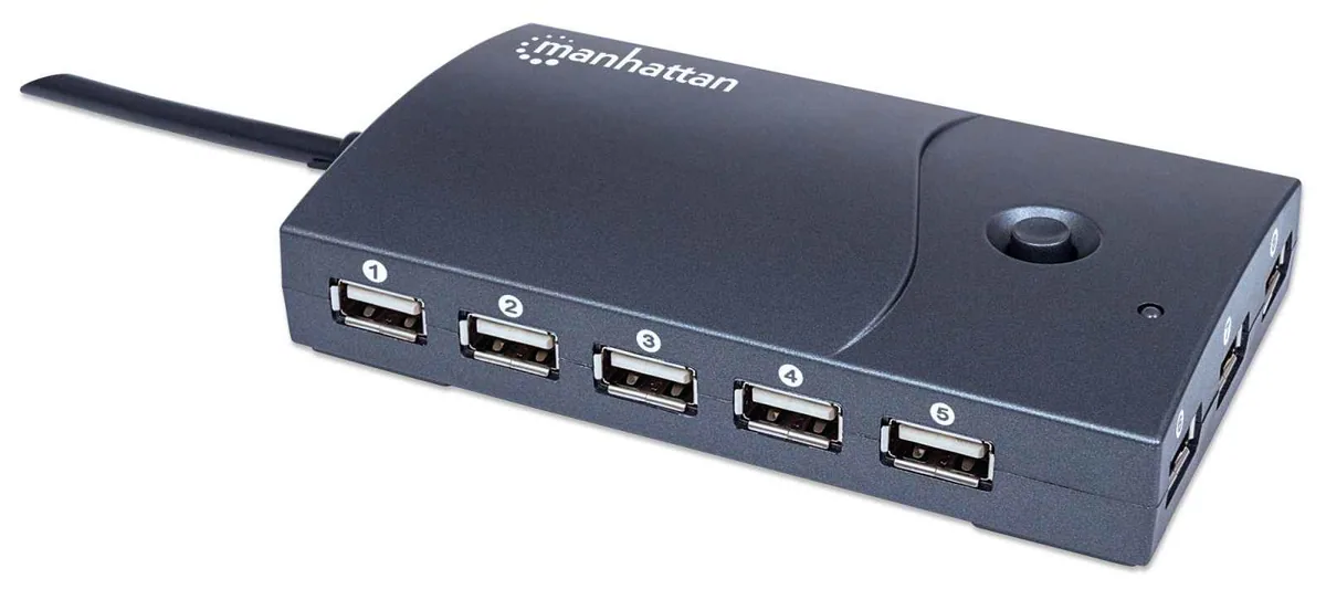 Hub De Escritorio Con 13 Puertos Usb De Alta Velocidad