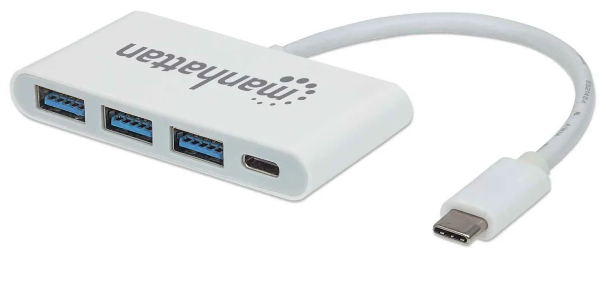 Hub De Supervelocidad Usb-c 3.1 Gen 1 Tipo-c Con Suministro De Energía