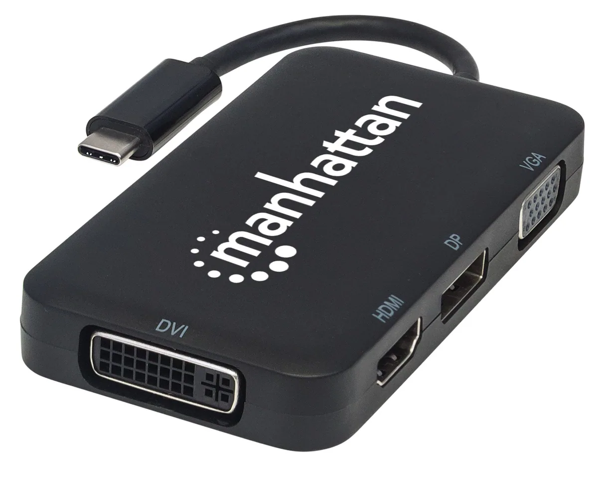 Convertidor Usb-c 4 En 1 Para Audio/video