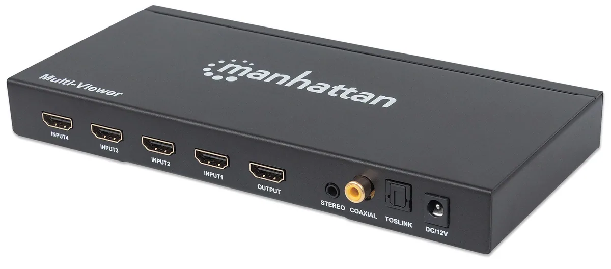 1080p Conmutador Multiviewer (visor Múltiple) Hdmi De 4 Puerto