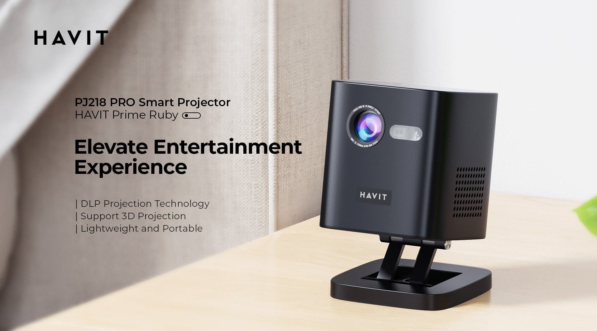 Proyector Portatil Android Con Soporte