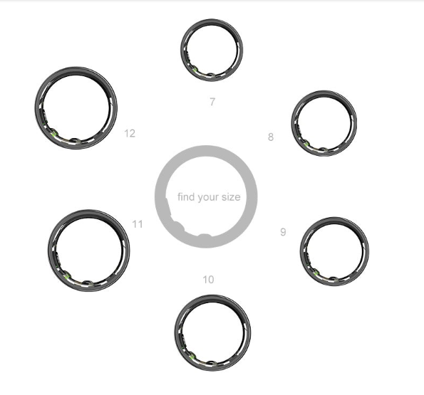 Smart Ring Tamaño #7 Negro