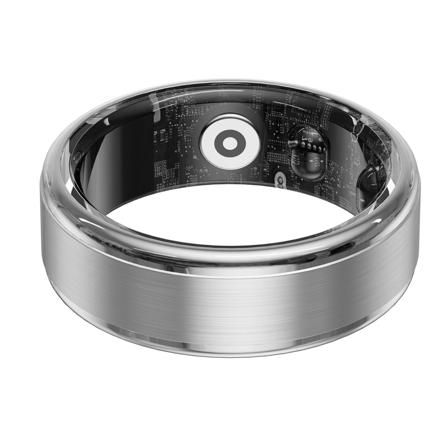 Smart Ring Tamaño #8 Plateado