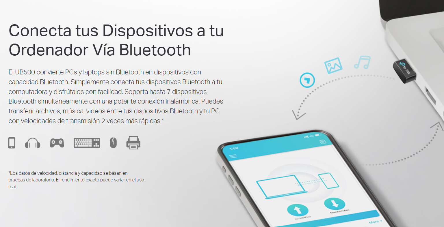 Adaptador Bluetooth 5,0 Usb